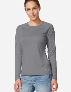Baleaf Upf50+ Crew Neck Sun Shirt^Women Long-Sleeved