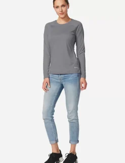 Baleaf Upf50+ Crew Neck Sun Shirt^Women Long-Sleeved