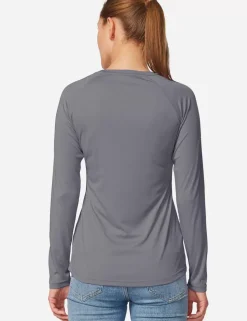 Baleaf Upf50+ Crew Neck Sun Shirt^Women Long-Sleeved