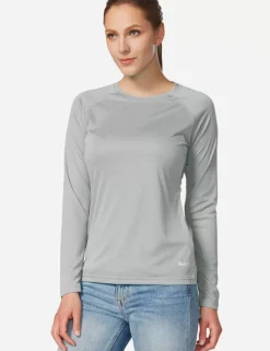 Baleaf Upf50+ Crew Neck Sun Shirt^Women Long-Sleeved