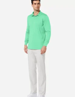 Baleaf Upf50+ Polo Shirt^Men Long-Sleeved Shirts