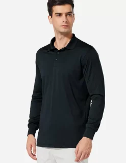 Baleaf Upf50+ Polo Shirt^Men Long-Sleeved Shirts