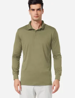 Baleaf Upf50+ Polo Shirt^Men Long-Sleeved Shirts
