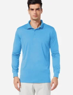 Baleaf Upf50+ Polo Shirt^Men Long-Sleeved Shirts