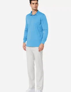 Baleaf Upf50+ Polo Shirt^Men Long-Sleeved Shirts