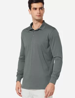 Baleaf Upf50+ Polo Shirt^Men Long-Sleeved Shirts