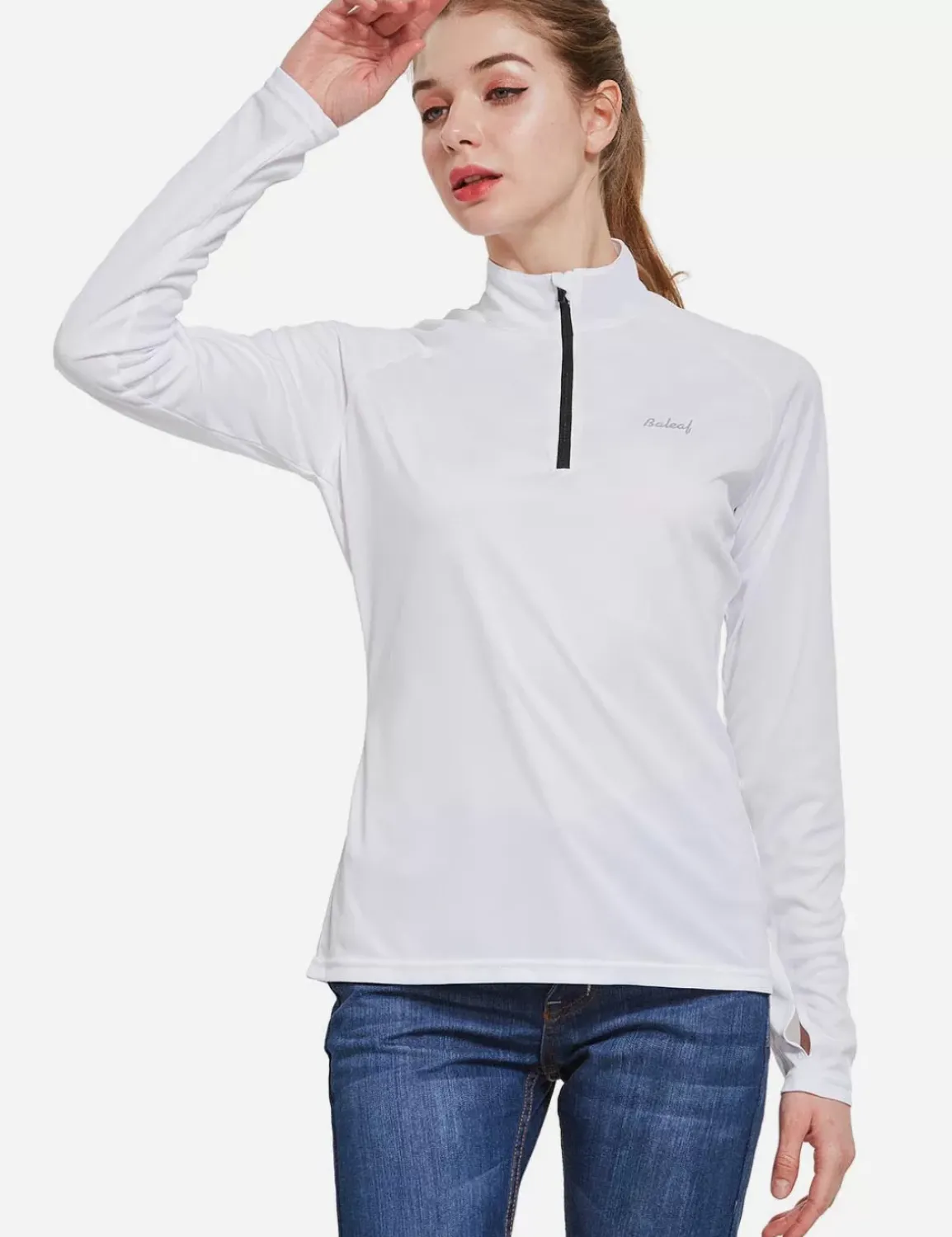 Baleaf Upf50+ Quarter Zip Pullover^Women Upf50+