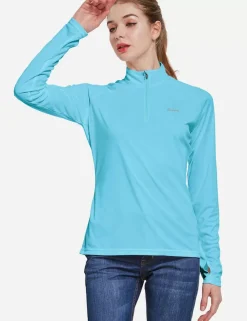 Baleaf Upf50+ Quarter Zip Pullover^Women Upf50+