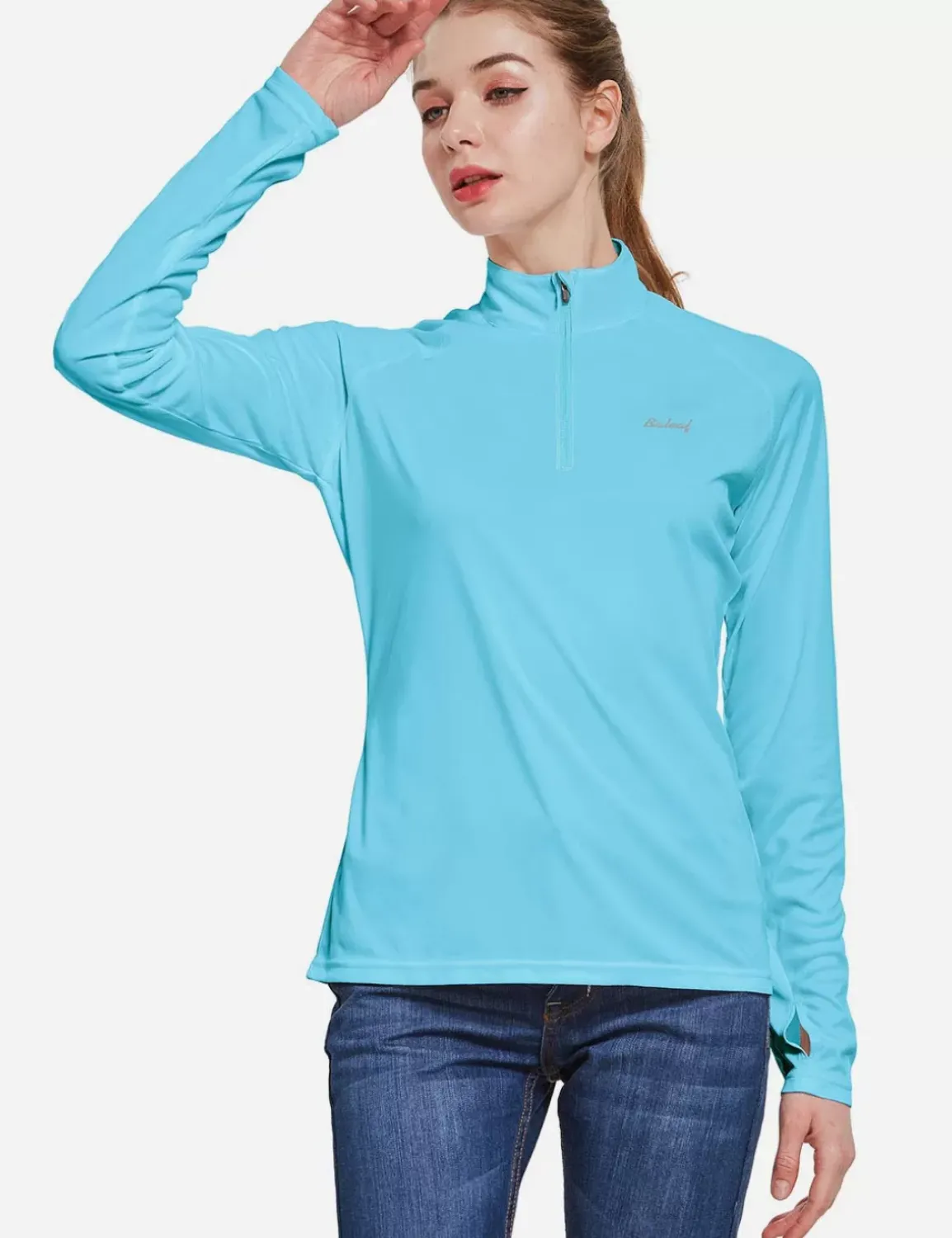 Baleaf Upf50+ Quarter Zip Pullover^Women Upf50+