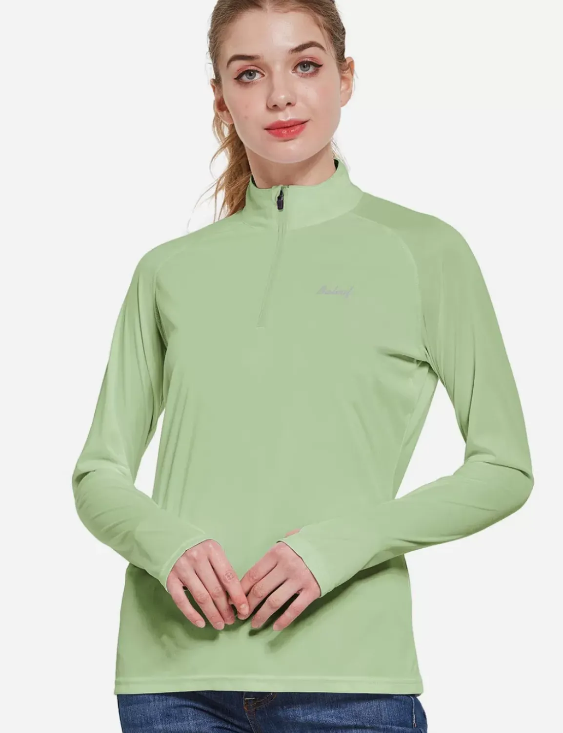 Baleaf Upf50+ Quarter Zip Pullover^Women Upf50+