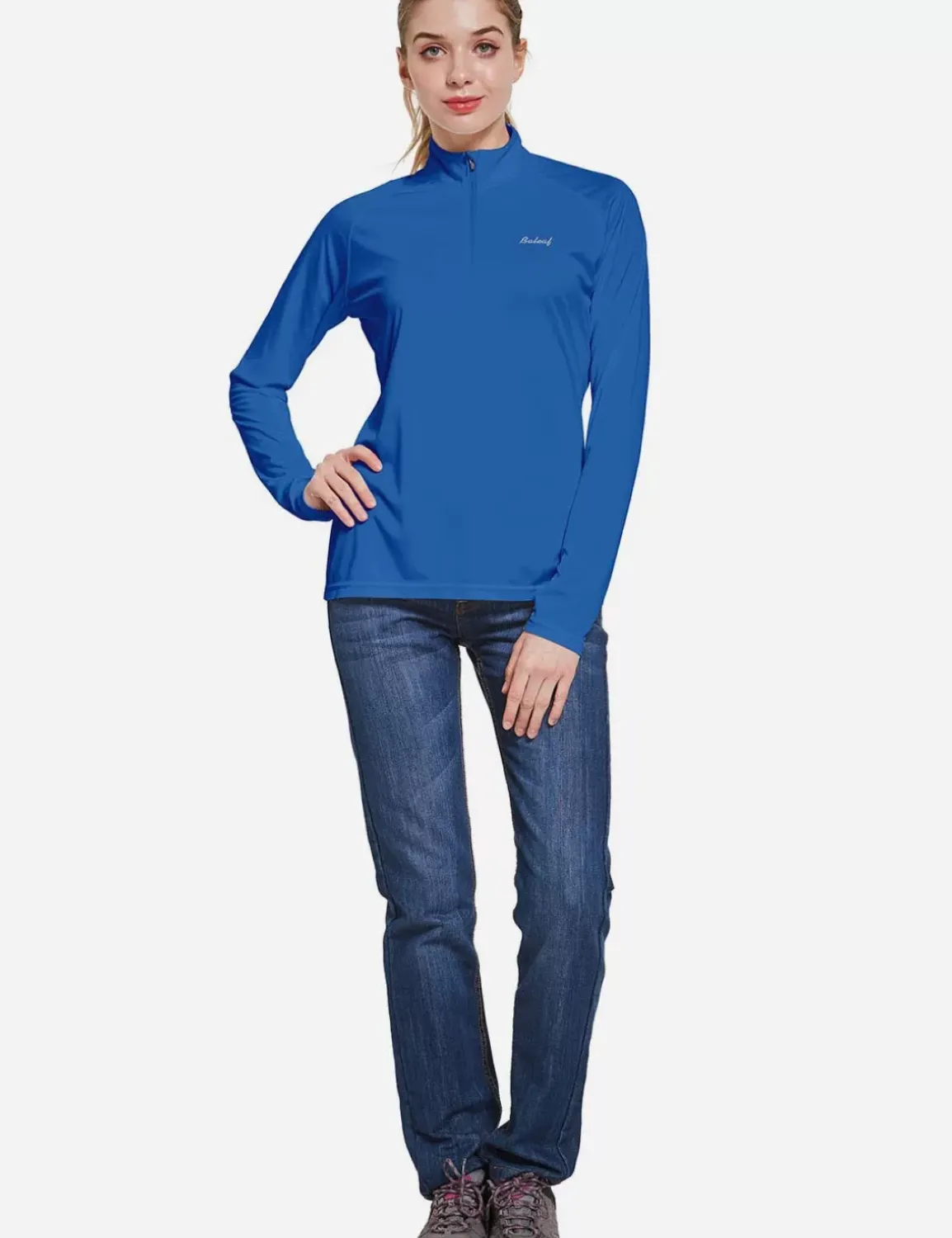 Baleaf Upf50+ Quarter Zip Pullover^Women Upf50+