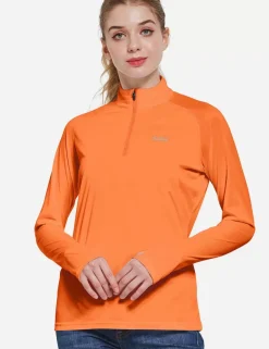 Baleaf Upf50+ Quarter Zip Pullover^Women Upf50+