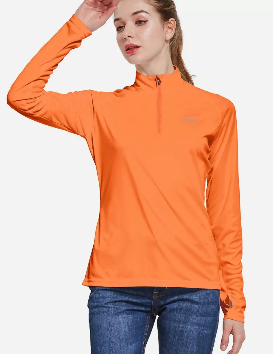 Baleaf Upf50+ Quarter Zip Pullover^Women Upf50+