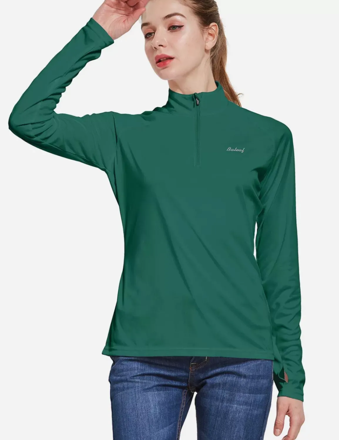 Baleaf Upf50+ Quarter Zip Pullover^Women Upf50+