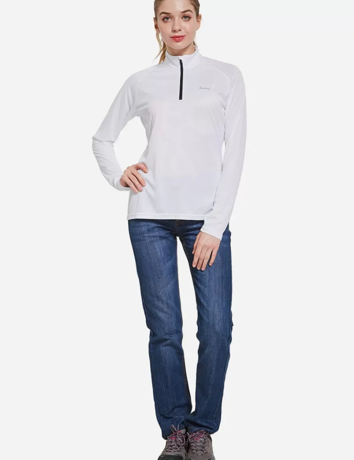Baleaf Upf50+ Quarter Zip Pullover^Women Upf50+