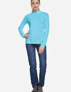 Baleaf Upf50+ Quarter Zip Pullover^Women Long-Sleeved