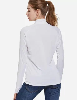 Baleaf Upf50+ Quarter Zip Pullover^Women Long-Sleeved
