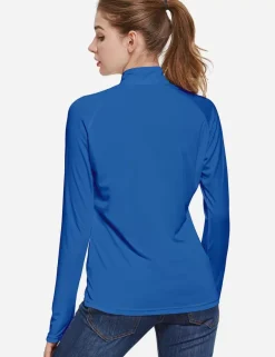Baleaf Upf50+ Quarter Zip Pullover^Women Long-Sleeved