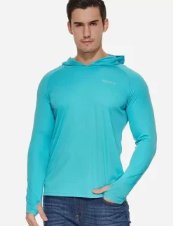 Baleaf Upf50+ Sun Hoodie^Men Long-Sleeved Shirts