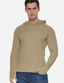 Baleaf Upf50+ Sun Hoodie^Men Long-Sleeved Shirts