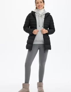 Baleaf Water-Resistant Hooded Puffer Jacket^Women Jerseys & Track Jackets