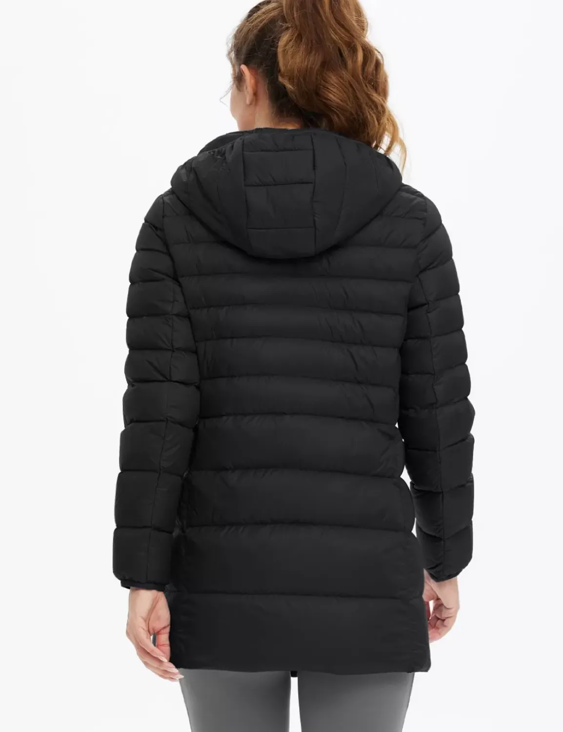 Baleaf Water-Resistant Hooded Puffer Jacket^Women Jerseys & Track Jackets