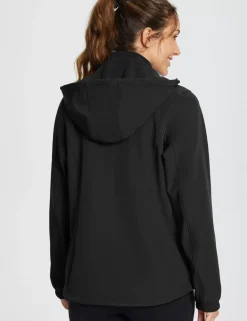Baleaf Water-Resistant Hooded Softshell Windbreaker^Women Jerseys & Track Jackets